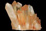 Tangerine Quartz Crystal Cluster - Madagascar #112790-1